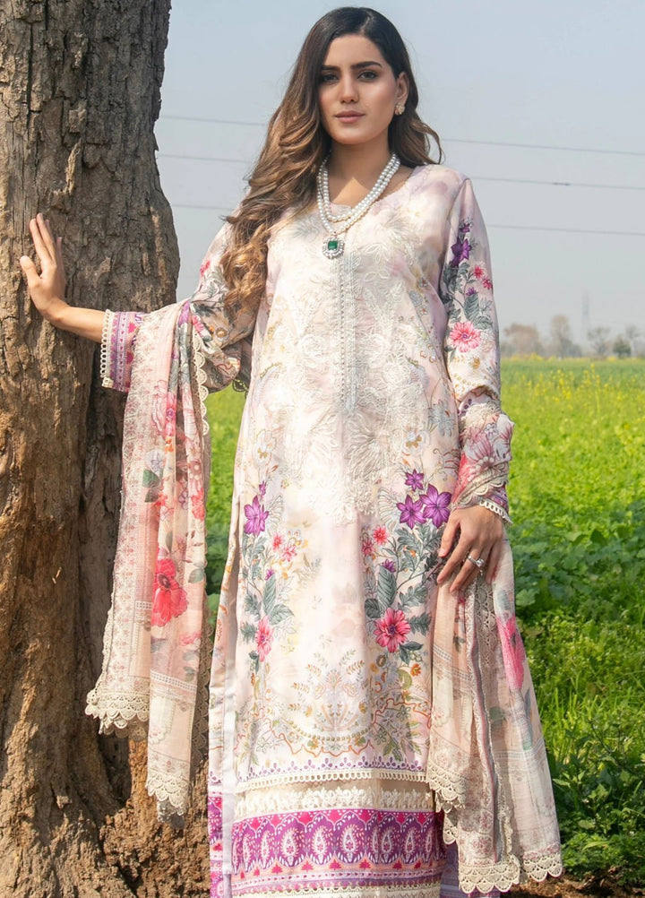Chandan Nagri Pret Embroidered Lawn 3 Piece Suit Elie