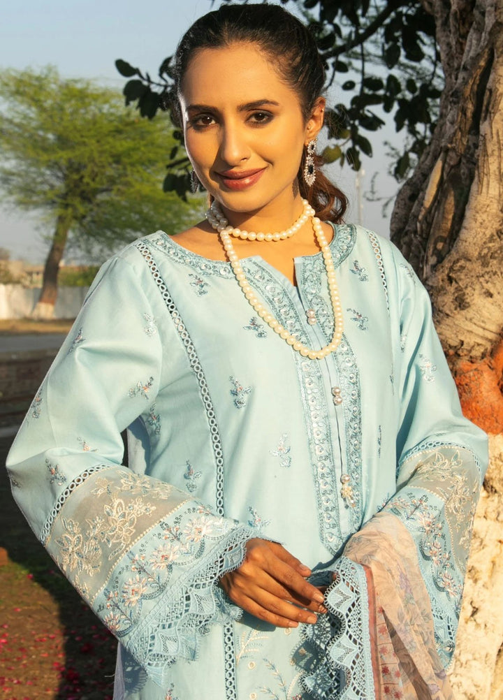 Chandan Nagri Pret Embroidered Lawn 3 Piece Suit Rimna