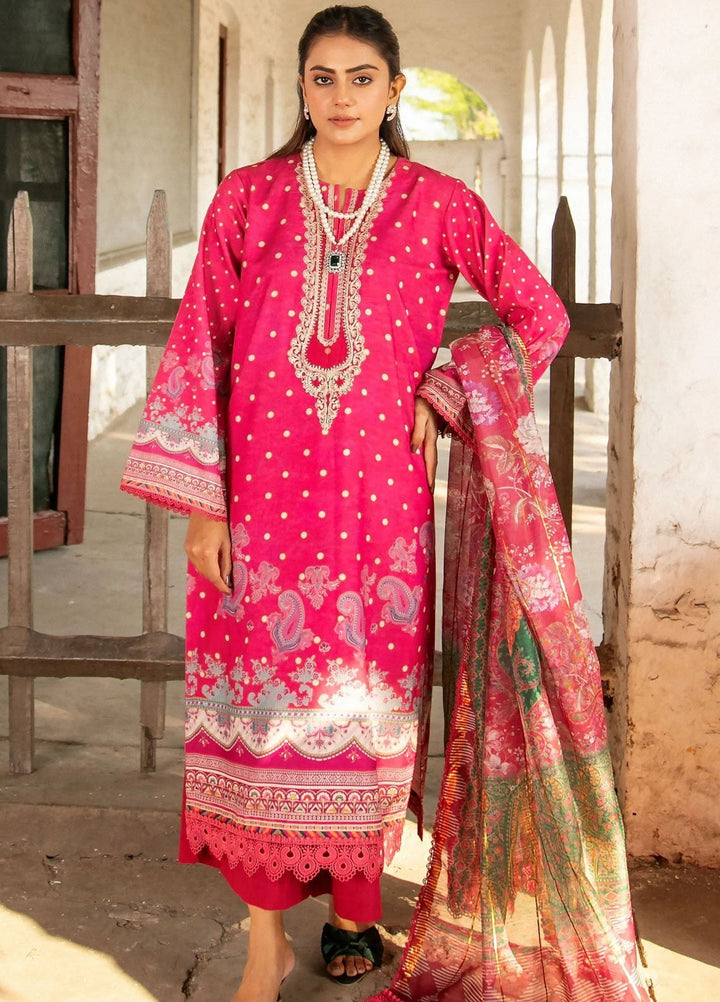 Chandan Nagri Pret Embroidered Lawn 3 Piece Suit Serena