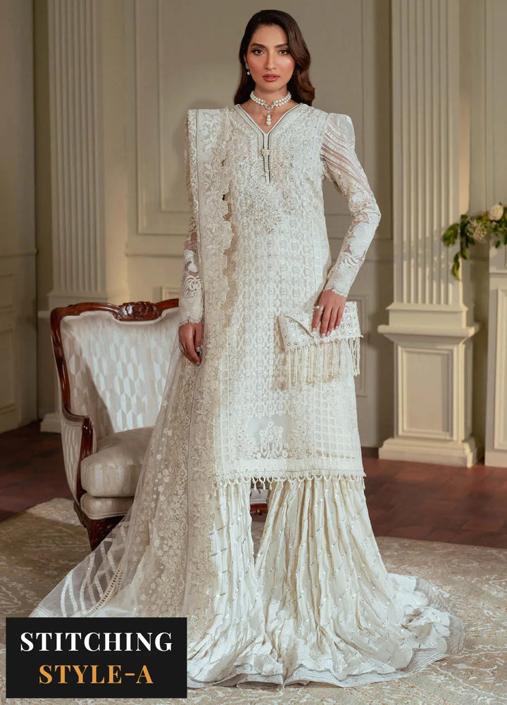 Chantelle by Baroque Embroidered Chiffon Suits Unstitched 3 Piece BQ24CL EC 02 - Luxury Collection