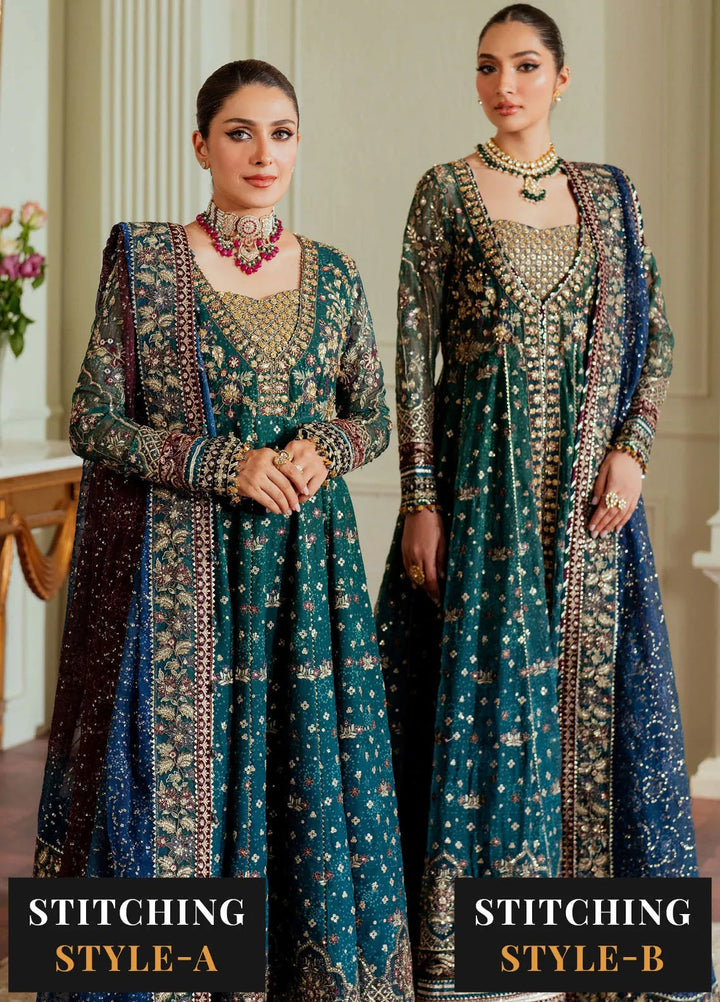 Chantelle by Baroque Embroidered Chiffon Suits Unstitched 3 Piece BQ24CL EC 03 - Luxury Collection