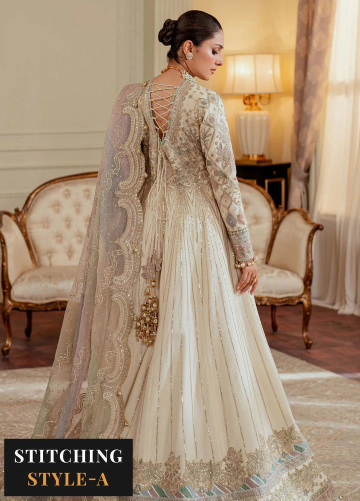 Chantelle by Baroque Embroidered Net Suits Unstitched 3 Piece BQ24CL EC 06 - Luxury Collection
