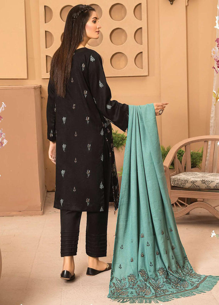 Chantilly De Lace By Aalaya Embroidered Dhanak Suits Unstitched 3 Piece ALY22CDL-V4 DE-08 - Winter Collection