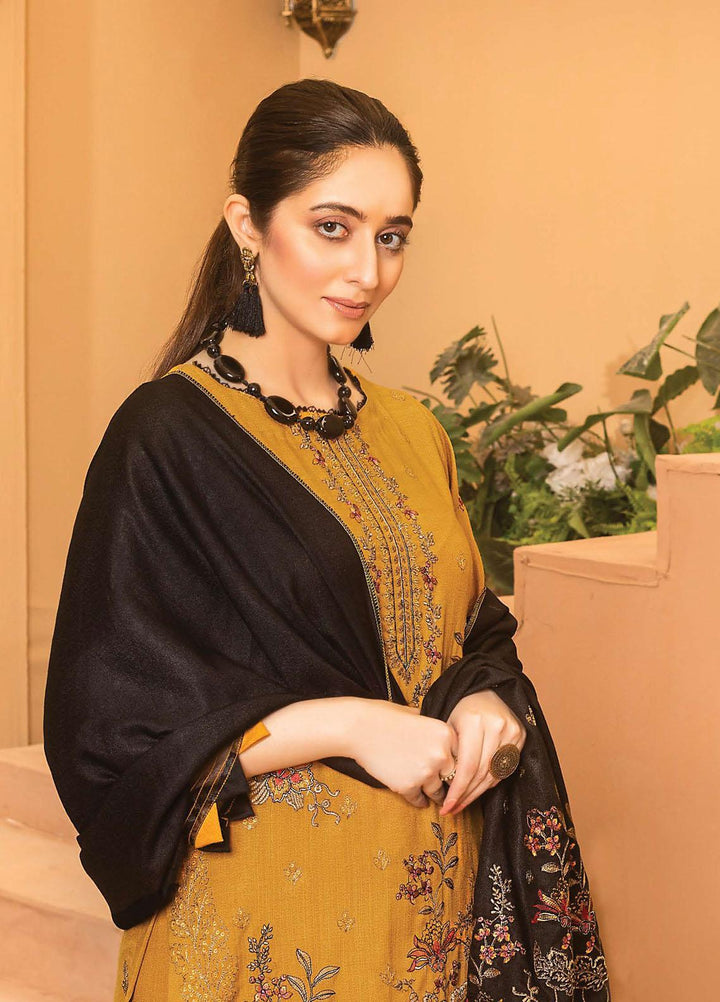 Chantilly De Lace By Aalaya Embroidered Dhanak Suits Unstitched 3 Piece ALY22CDL-V4 DE-09 - Winter Collection