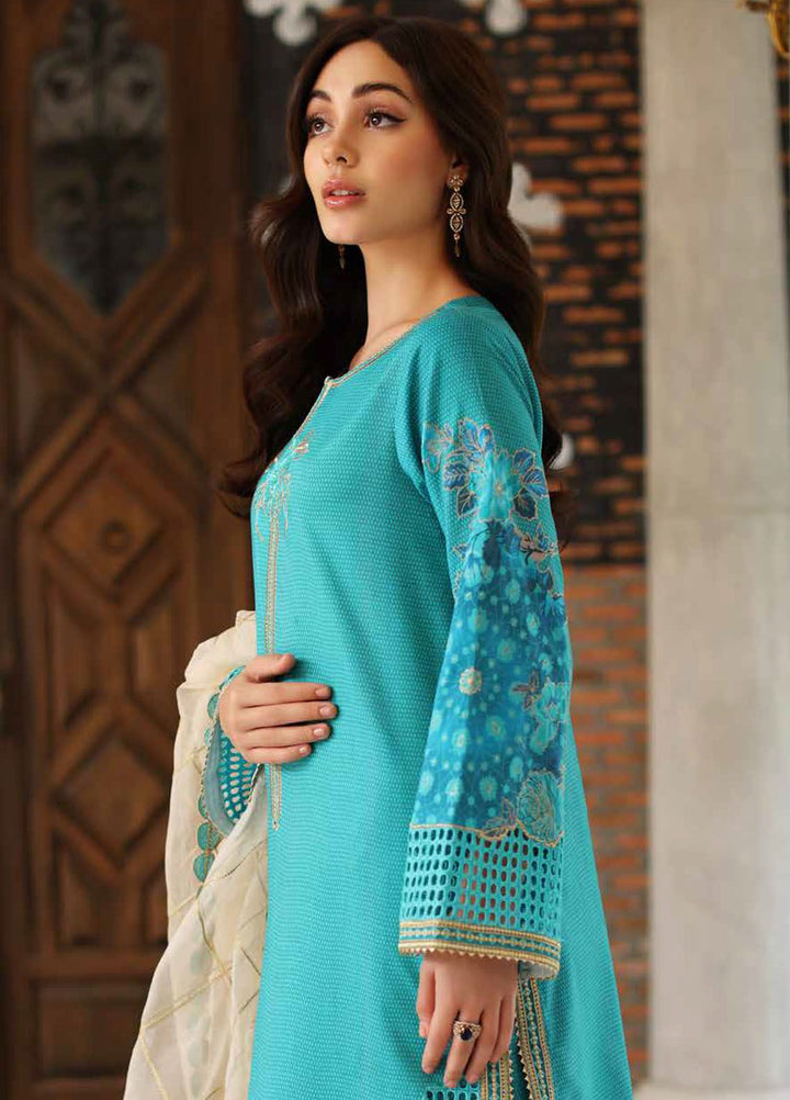 Charizma Embroidered Lawn Suit Unstitched 3 Piece CRZ24RE SR4-03 - Summer Collection