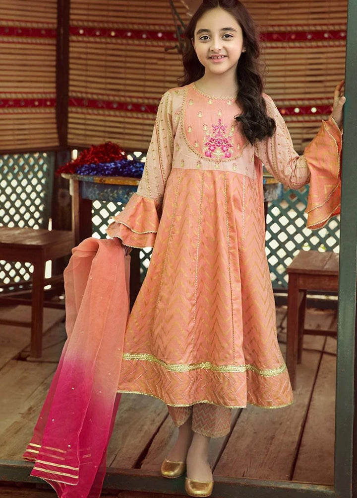 Charizma Lawn Fancy Pret Girls 3 Piece Suit -  CKP-21-06