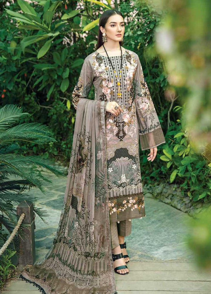 Chevron by Ramsha Embroidered Lawn Suits Unstitched 3 Piece RSH21-CH5 507 - Luxury Collection