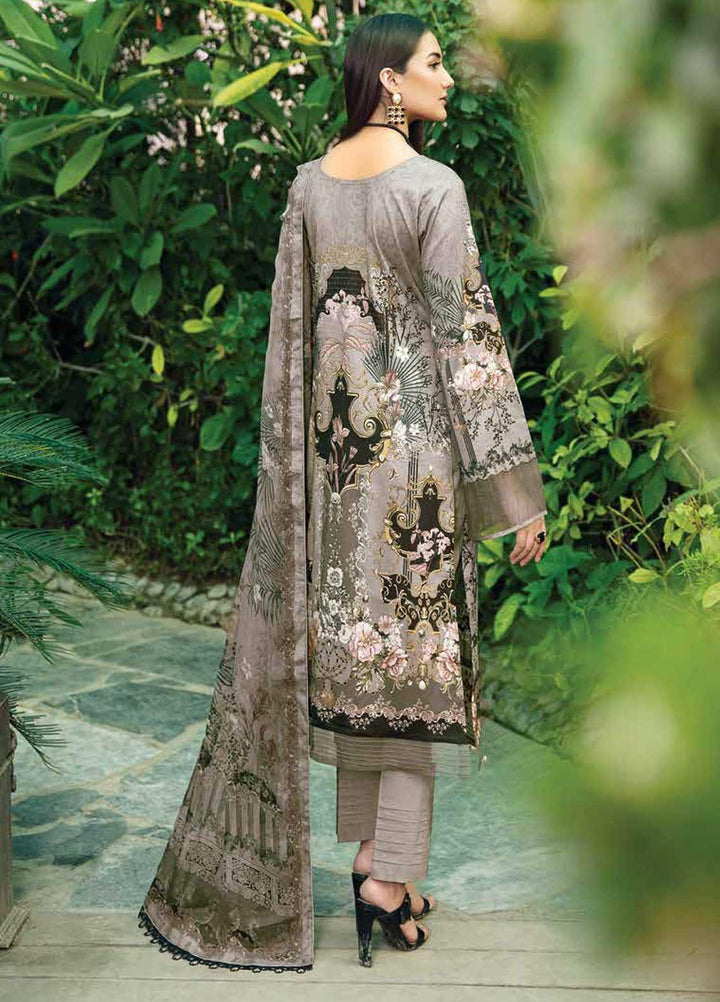Chevron by Ramsha Embroidered Lawn Suits Unstitched 3 Piece RSH21-CH5 507 - Luxury Collection