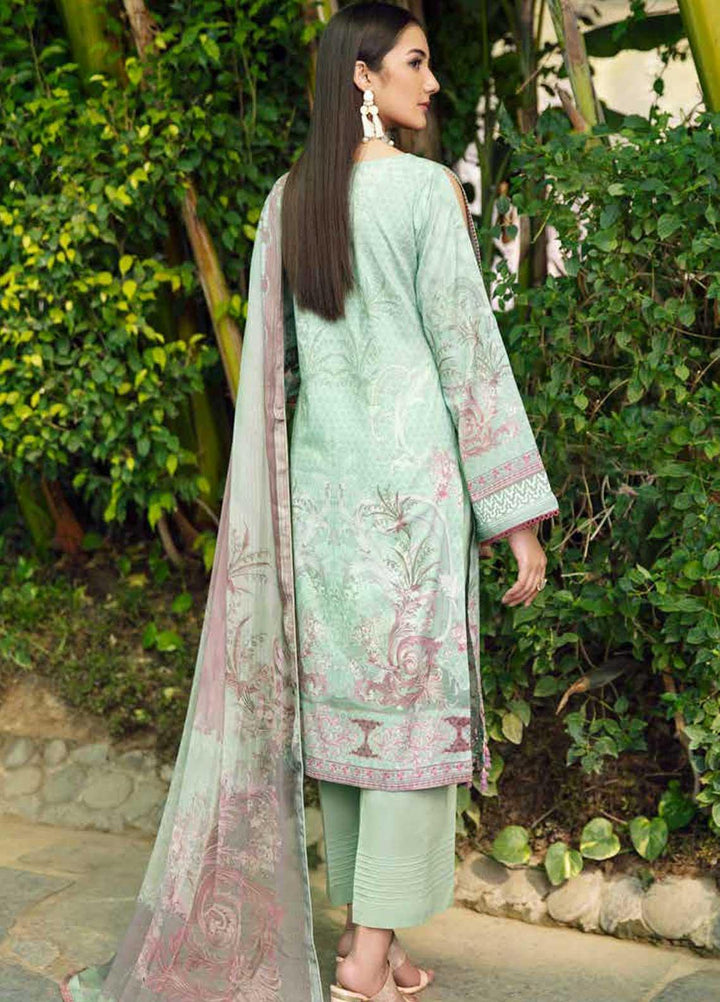 Chevron by Ramsha Embroidered Lawn Suits Unstitched 3 Piece RSH21-CH5 509 - Luxury Collection