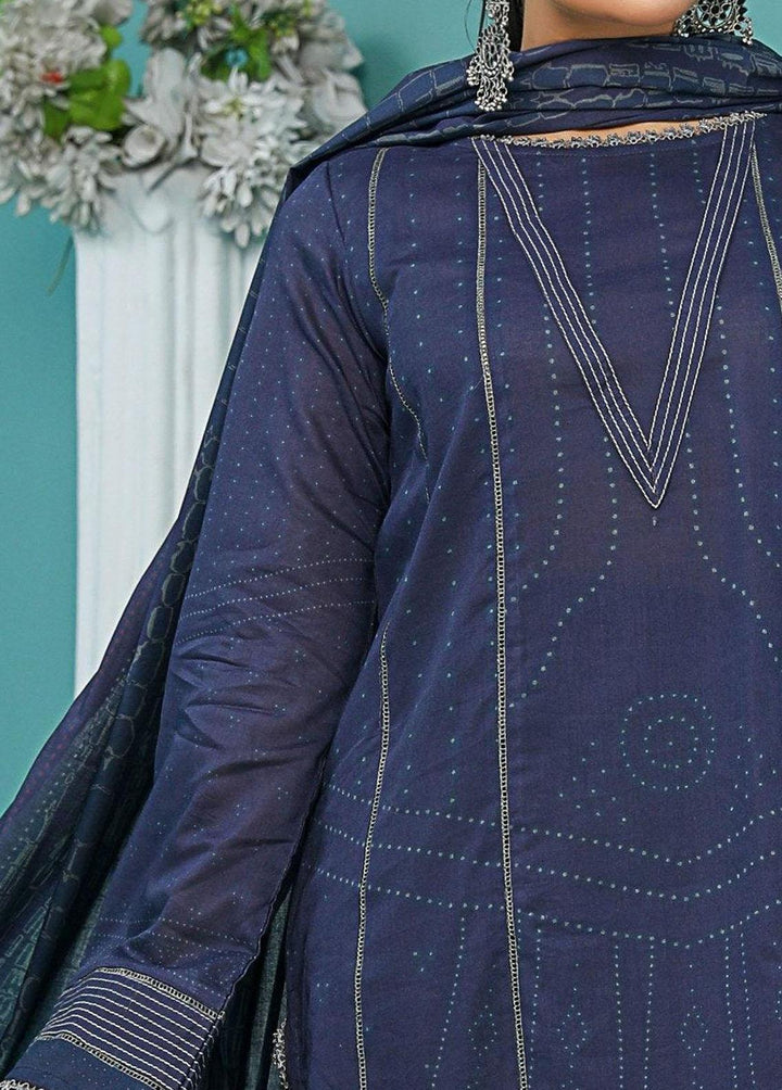 Chunri By Safwa Embroidered Lawn Suits Unstitched 3 Piece SW23CH SCK-12 - Summer Collection