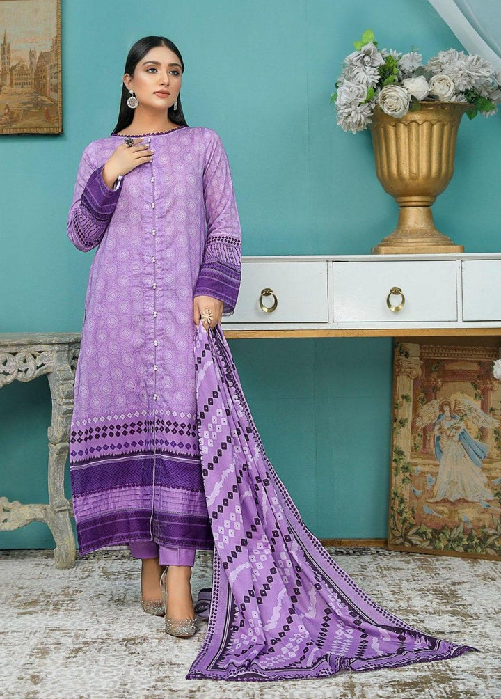 Chunri By Safwa Embroidered Lawn Suits Unstitched 3 Piece SW23CH SCK-15 - Summer Collection