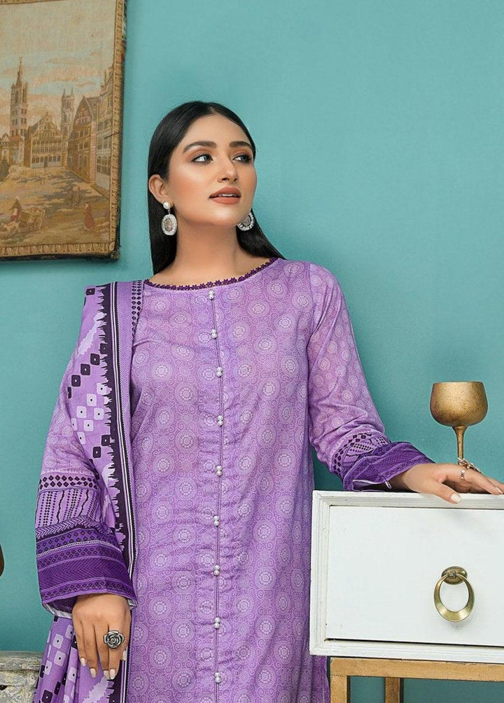 Chunri By Safwa Embroidered Lawn Suits Unstitched 3 Piece SW23CH SCK-15 - Summer Collection