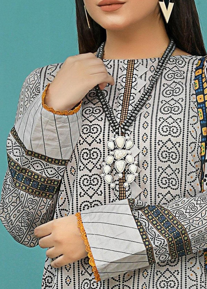 Chunri By Safwa Embroidered Lawn Suits Unstitched 3 Piece SW23CH SCK-16 - Summer Collection