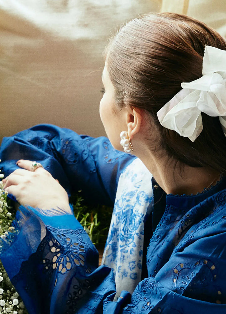 Coco by Zara Shahjahan Embroidered Lawn Suit Unstitched 3 Piece CZS24L2 2A Mysa - Summer Collection