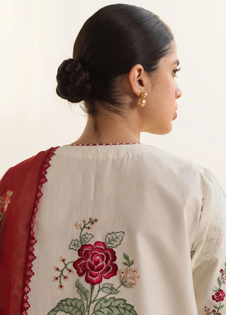 Coco by Zara Shahjahan Embroidered Lawn Suit Unstitched 3 Piece CZS24L2 6A Ayra - Summer Collection