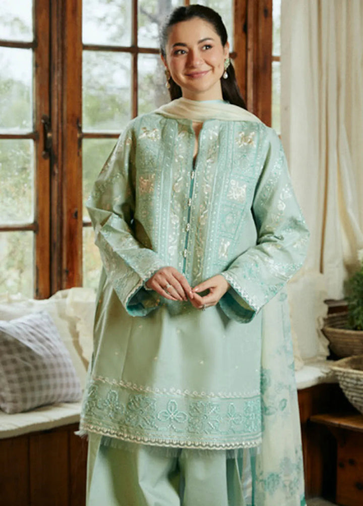 Coco by Zara Shahjahan Embroidered Lawn Suit Unstitched 3 Piece CZS24L2 6B Ayra - Summer Collection