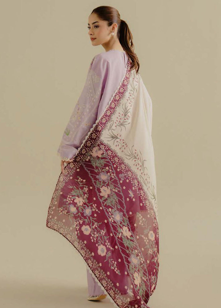 Coco by Zara Shahjahan Embroidered Lawn Suits Unstitched 3 Piece CZS25LD D-10 B Nyssa - Summer Collection