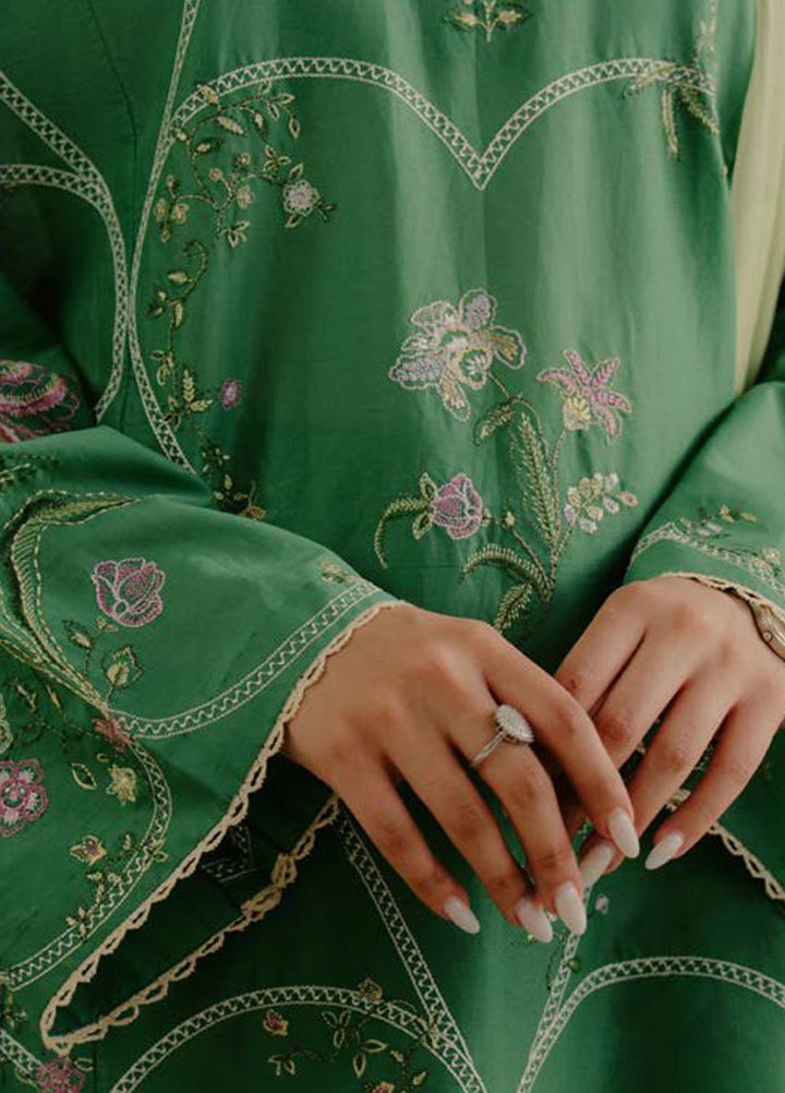 Coco by Zara Shahjahan Embroidered Lawn Suits Unstitched 3 Piece CZS25LD D-8 B Tara - Summer Collection