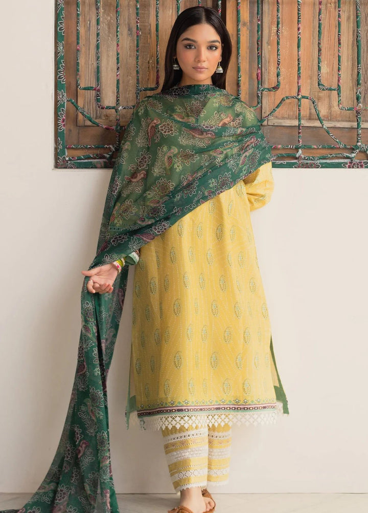 Coco Prints By Zara Shahjahan Printed Lawn Suits Unstitched 3 Piece CZS24P D10 Champa - Summer Collection