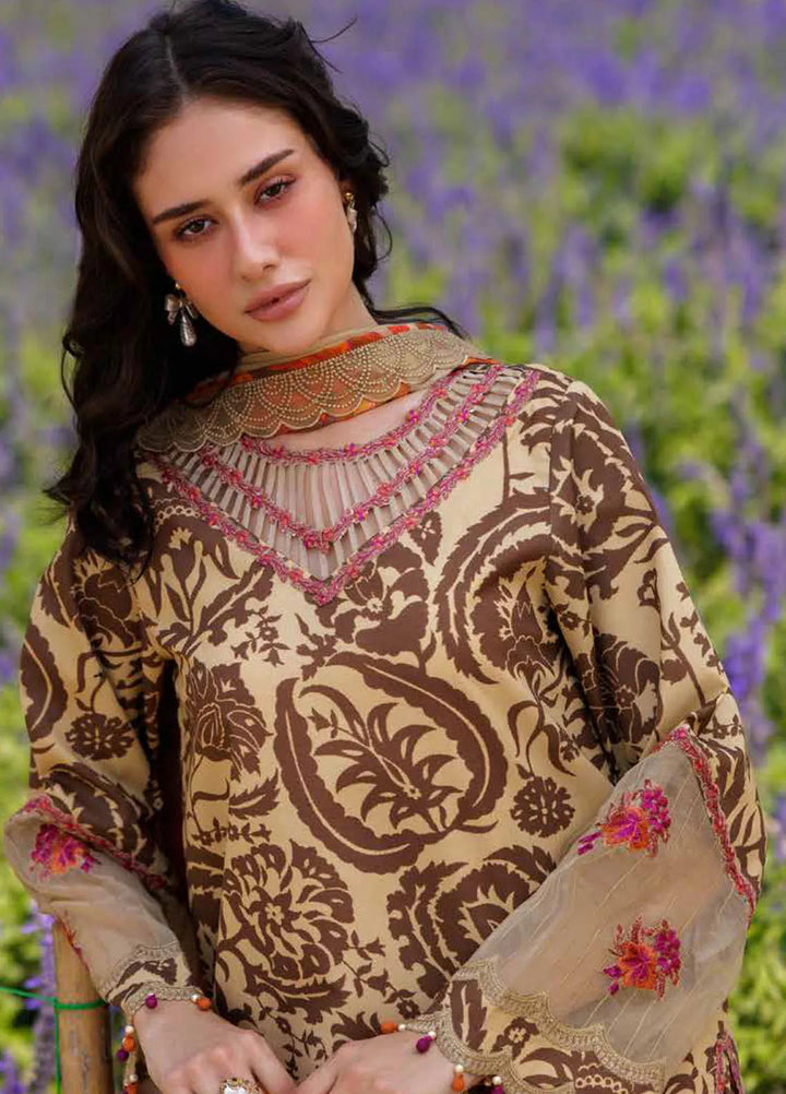 Combination by Charizma Embroidered Lawn Suits Unstitched 3 Piece CRZ25CL CC5-10 - Summer Collection