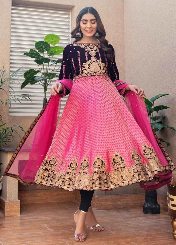 Combinations Luxury Pret  Jamawar 2 Piece Dress CBN22LP Rosebud CWC - 221004