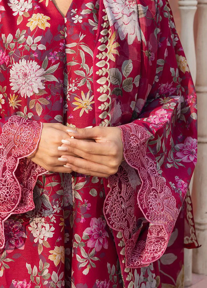 Cross Stitch Embroidered Lawn Suits Unstitched 3 Piece Whimical Zest - Summer Collection