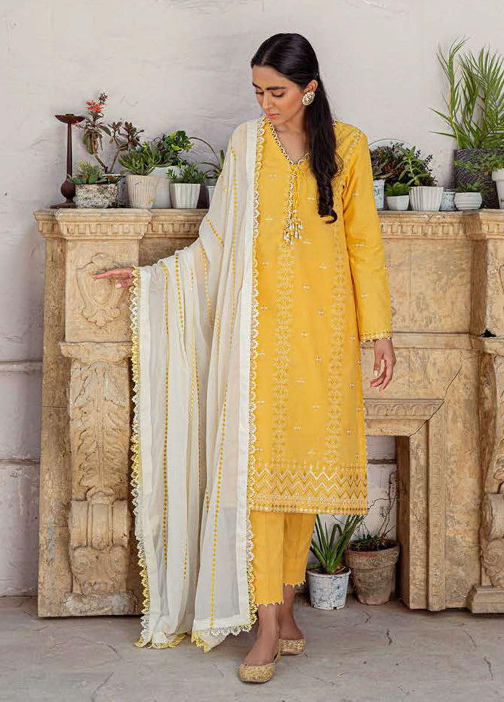 Mahiri By Cross Stitch Embroidered Lawn Suits Unstitched 3 Piece CS22-M3 05 SUMMER SERENADE - Summer Collection