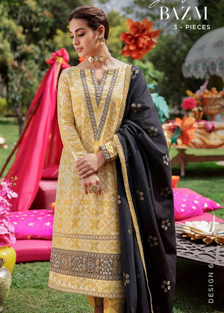 Mehrbano By Cross Stitch Embroidered Lawn Suits Unstitched 3 Piece CS22ME 06 SAR-EBAZM - Premium Collection