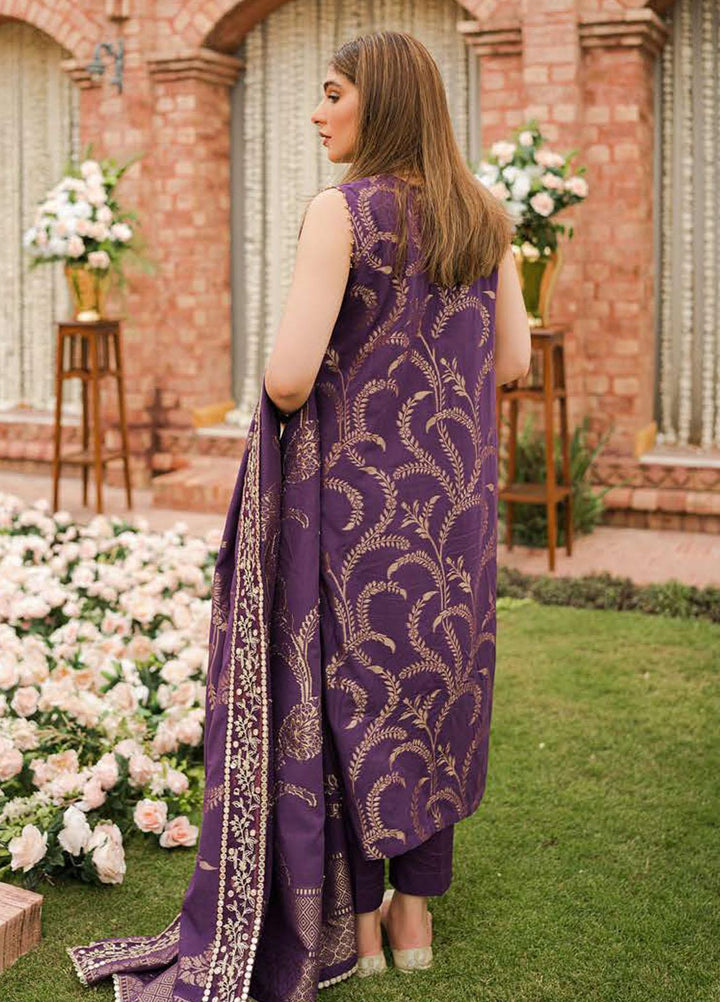 The Bride Tribe By Cross Stitch Embroidered Jacquard Suits Unstitched 3 Piece CS22BT Range-e-Arghavani - Wedding Collection