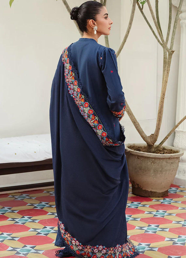 Cross Stitch Embroidered Khaddar Suits Unstitched 3 Piece CS23KL Twilight Glare - Winter Collection