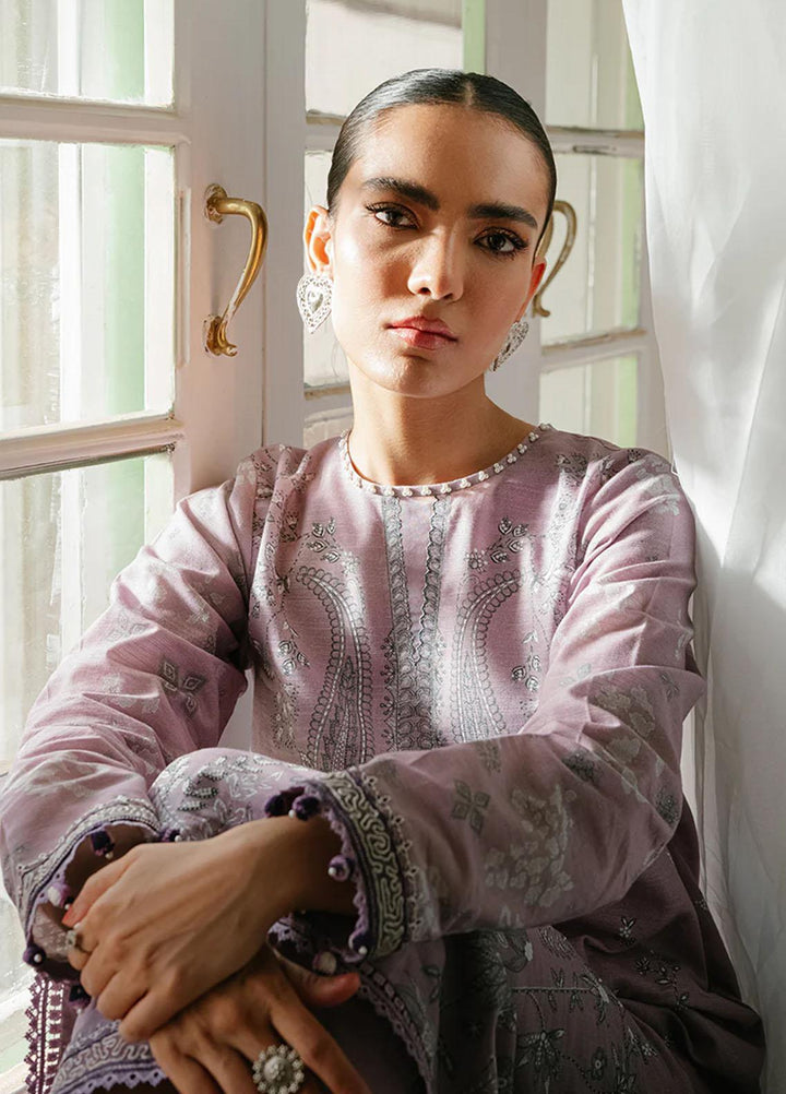 Cross Stitch Embroidered Khaddar Suits Unstitched 2 Piece CS23KL Floret Muse - Winter Collection