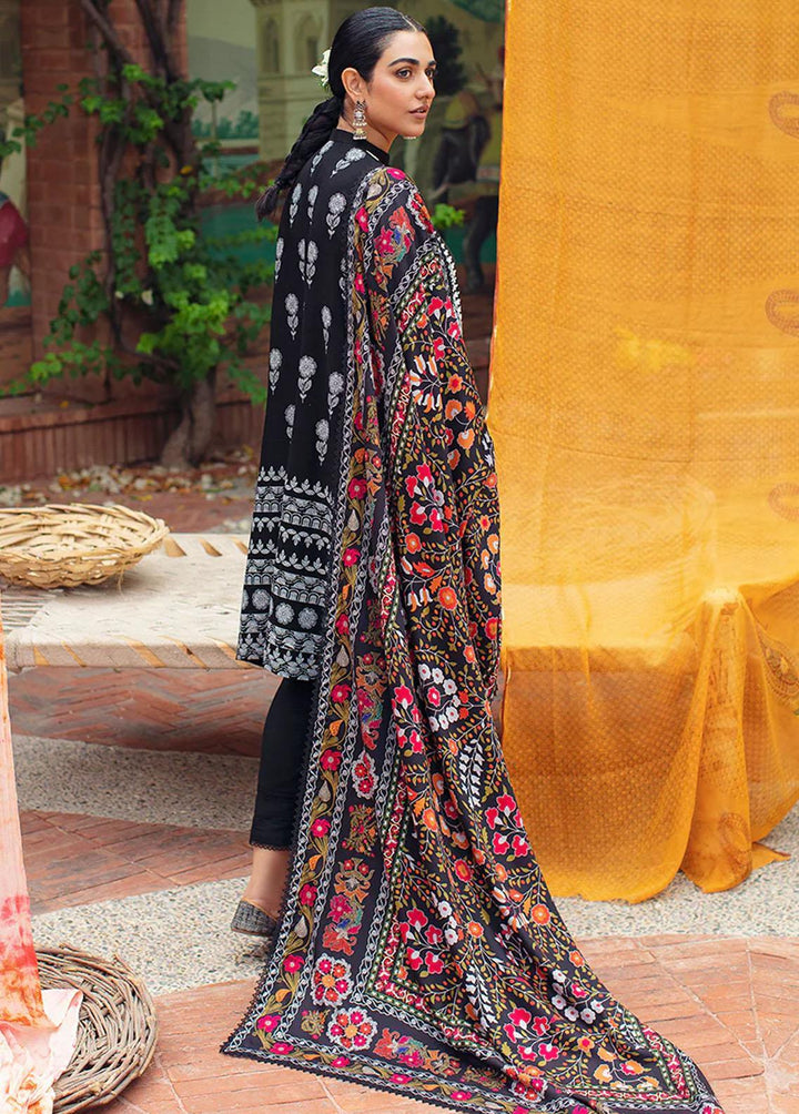 Cross Stitch Embroidered Linen Suits Unstitched 3 Piece CS22W 01 Classy Ornate - Winter Collection