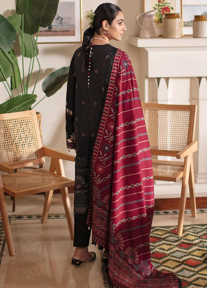 Cross Stitch Embroidered Khaddar Suits Unstitched 3 Piece CS22W 04 Folk Tale - Winter Collection