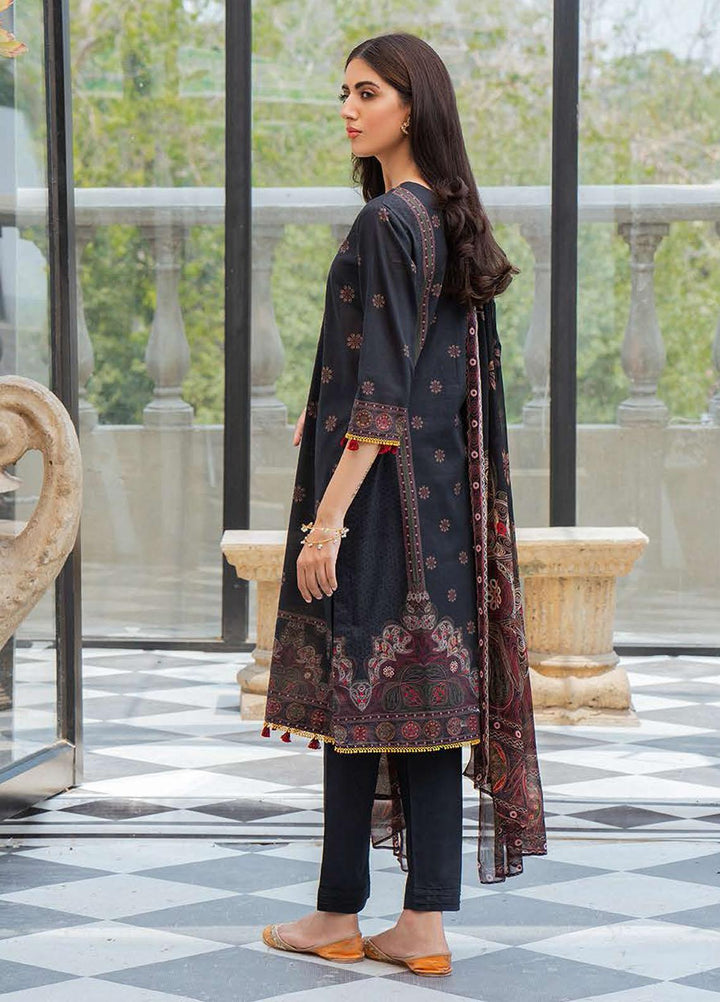Cross Stitch Embroidered Lawn Suits Unstitched 3 Piece CS21SE D-09 MYSTICAL HAZE - Summer Collection