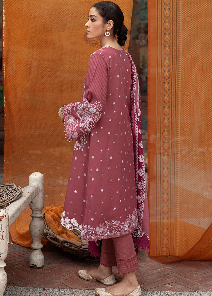 Cross Stitch Embroidered Khaddar Suits Unstitched 3 Piece CS22W 07 Coral Rise - Winter Collection