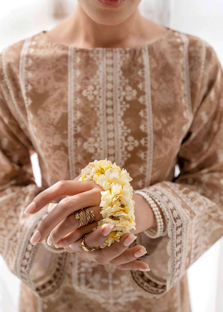 Daffodils By Seran Embroidered Lawn Suits Unstitched 2 Piece SRN23D 08 Mia - Summer Collection