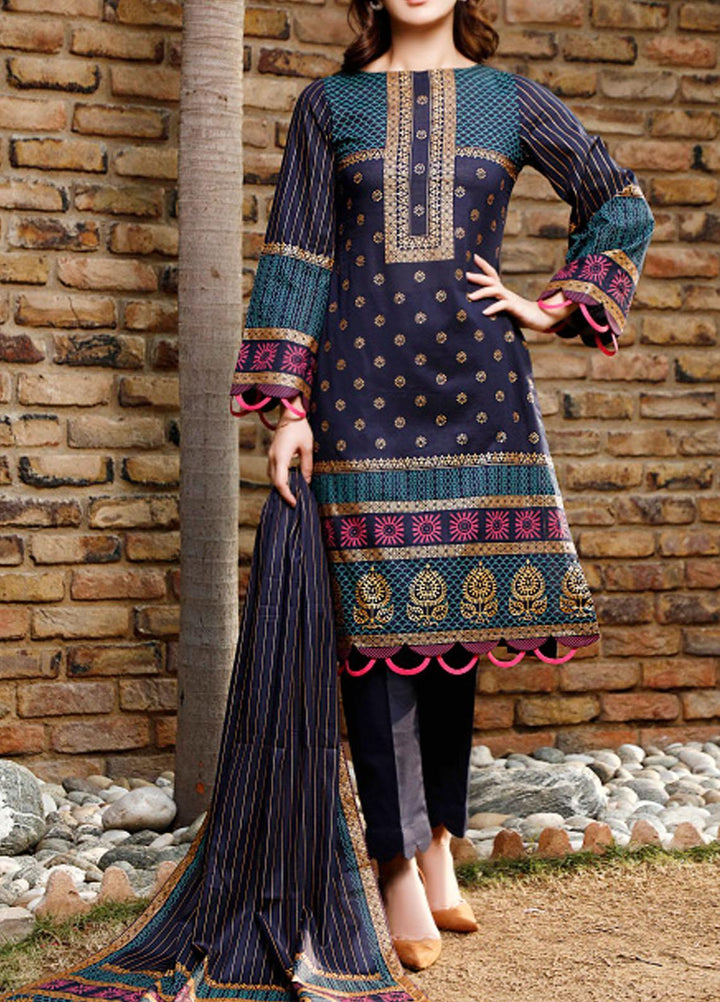 Daman By VS Textiles Printed Lawn Suits Unstitched 3 Piece VS23D-V2 1524 - Summer Collection