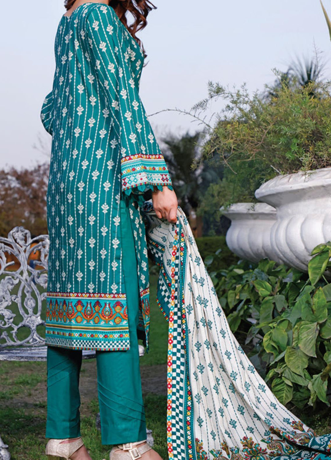 Daman by VS Textiles Printed Lawn Suits Unstitched 3 Piece VS21DL-3 1309B - Summer Collection