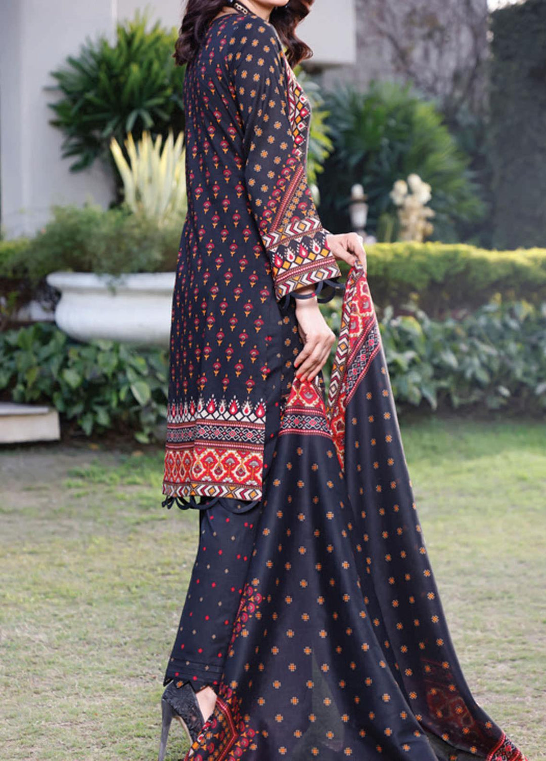 Daman by VS Textiles Printed Lawn Suits Unstitched 3 Piece VS21DL-3 1318A - Summer Collection