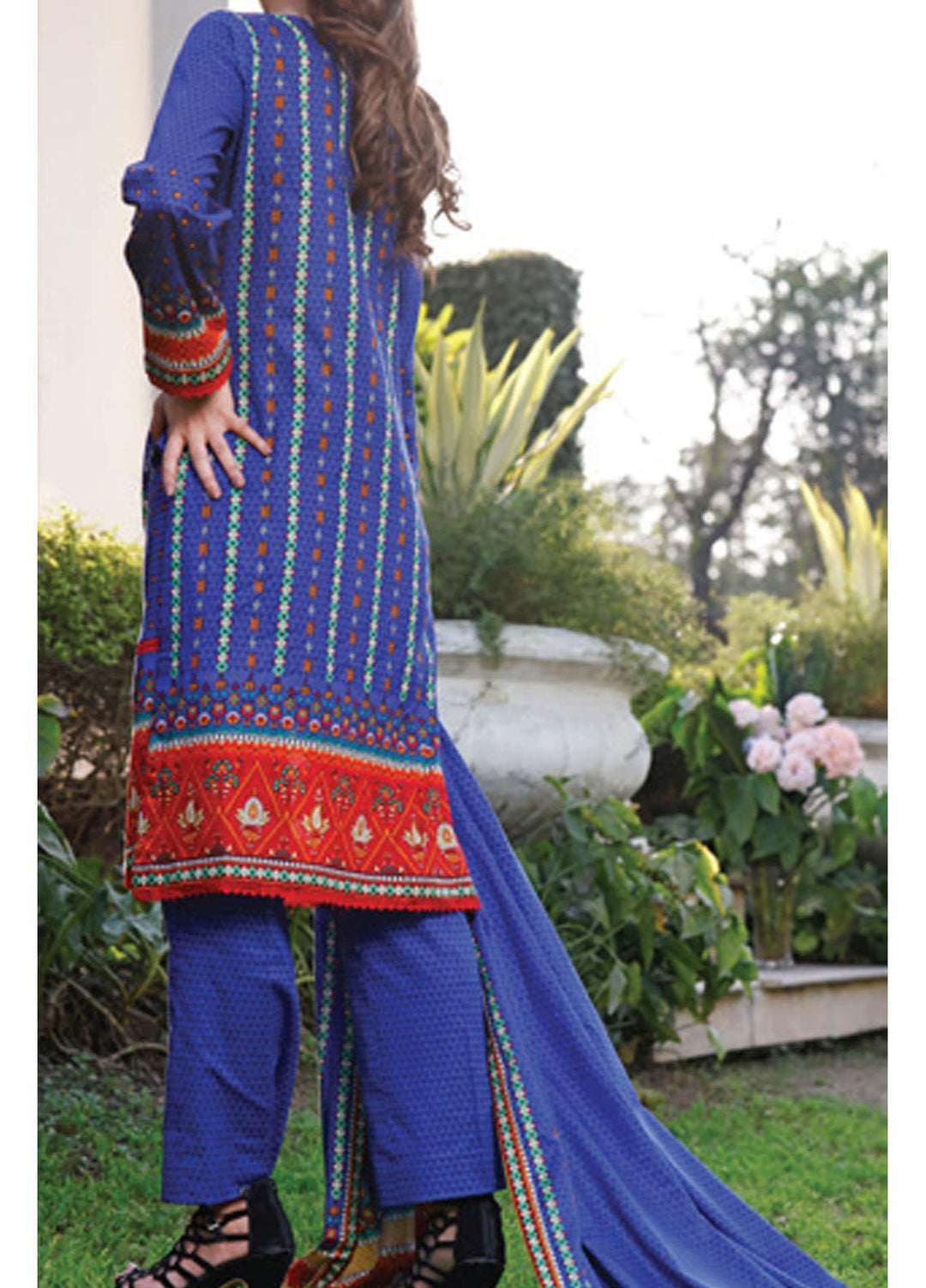 Daman by VS Textiles Printed Lawn Suits Unstitched 3 Piece VS21DL-3 1326B - Summer Collection