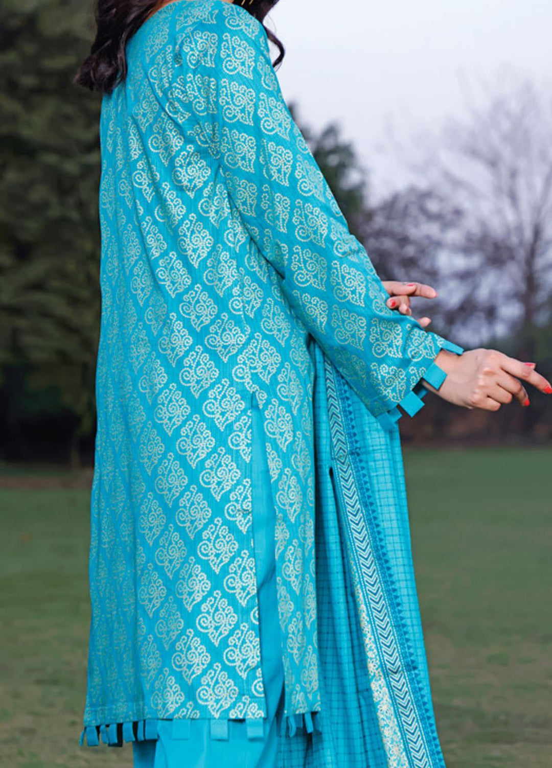 Daman by VS Textiles Printed Lawn Suits Unstitched 3 Piece VS21DL-3 1330A - Summer Collection