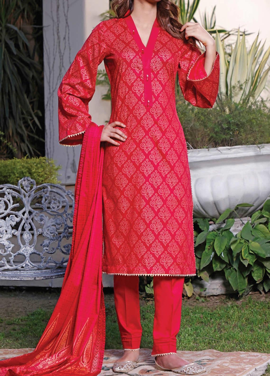 Daman by VS Textiles Printed Lawn Suits Unstitched 3 Piece VS21DL-3 1330B - Summer Collection