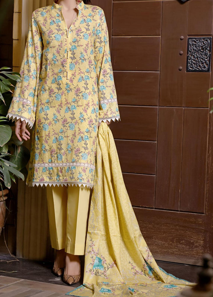 Daman By VS Textiles Printed Lawn Suits Unstitched 3 Piece VS22D 1504 - Summer Collection