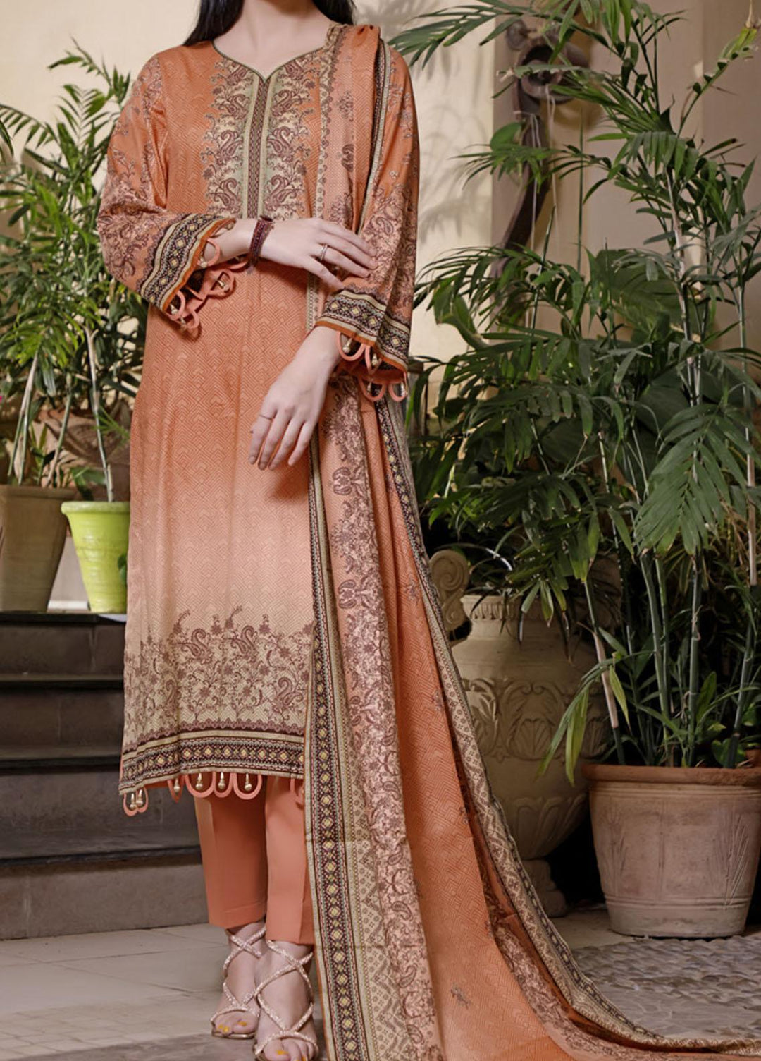 Daman By VS Textiles Printed Lawn Suits Unstitched 3 Piece VS22D 1512 - Summer Collection