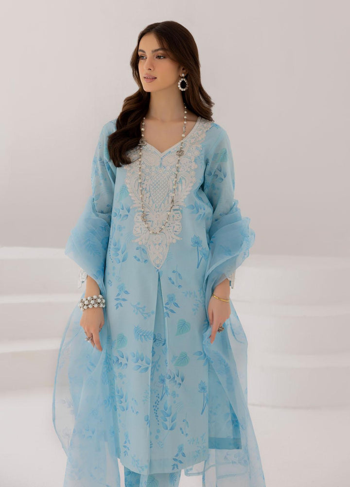 Esra Fashion Pret Embrodered Cambric 3 Piece Suit DT-23-01