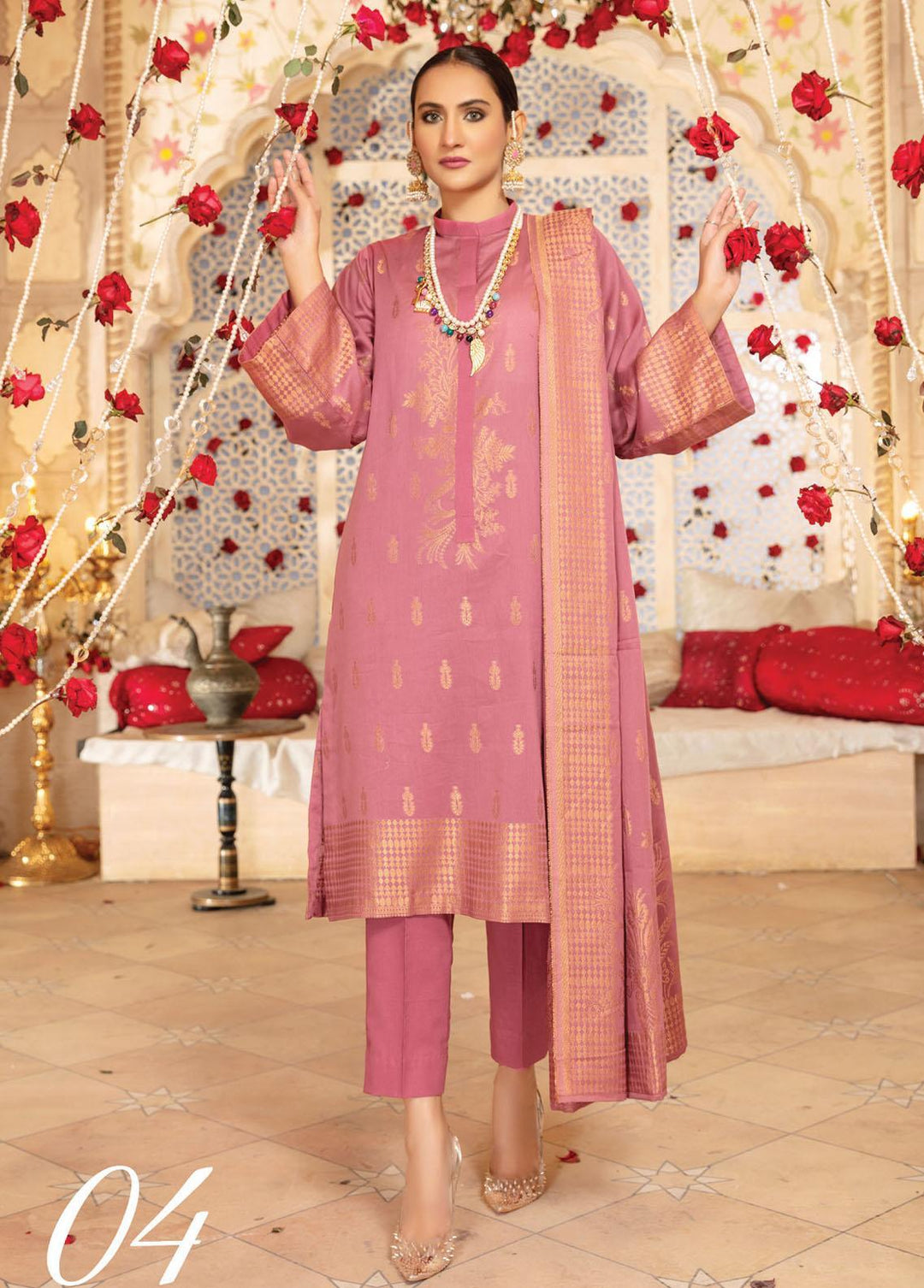 Dastan By Aalaya Banarsi Lawn Suits Unstitched 3 Piece ALY22D 04 - Summer Collection