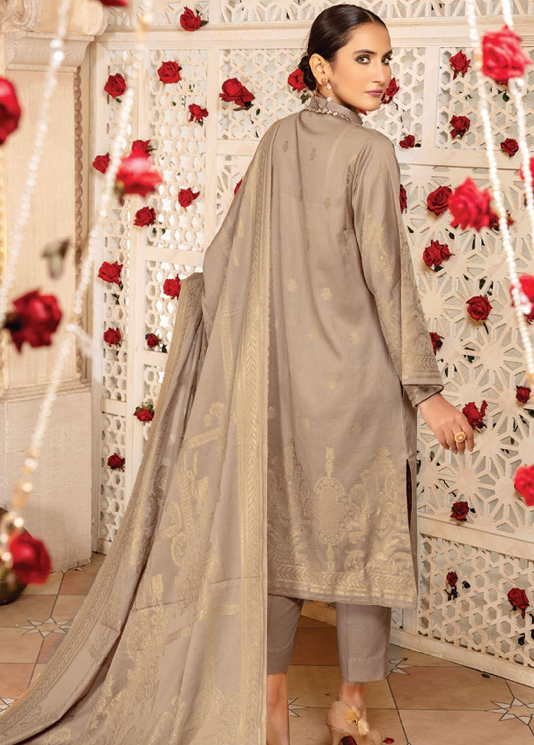 Dastan By Aalaya Banarsi Lawn Suits Unstitched 3 Piece ALY22D 06 - Summer Collection