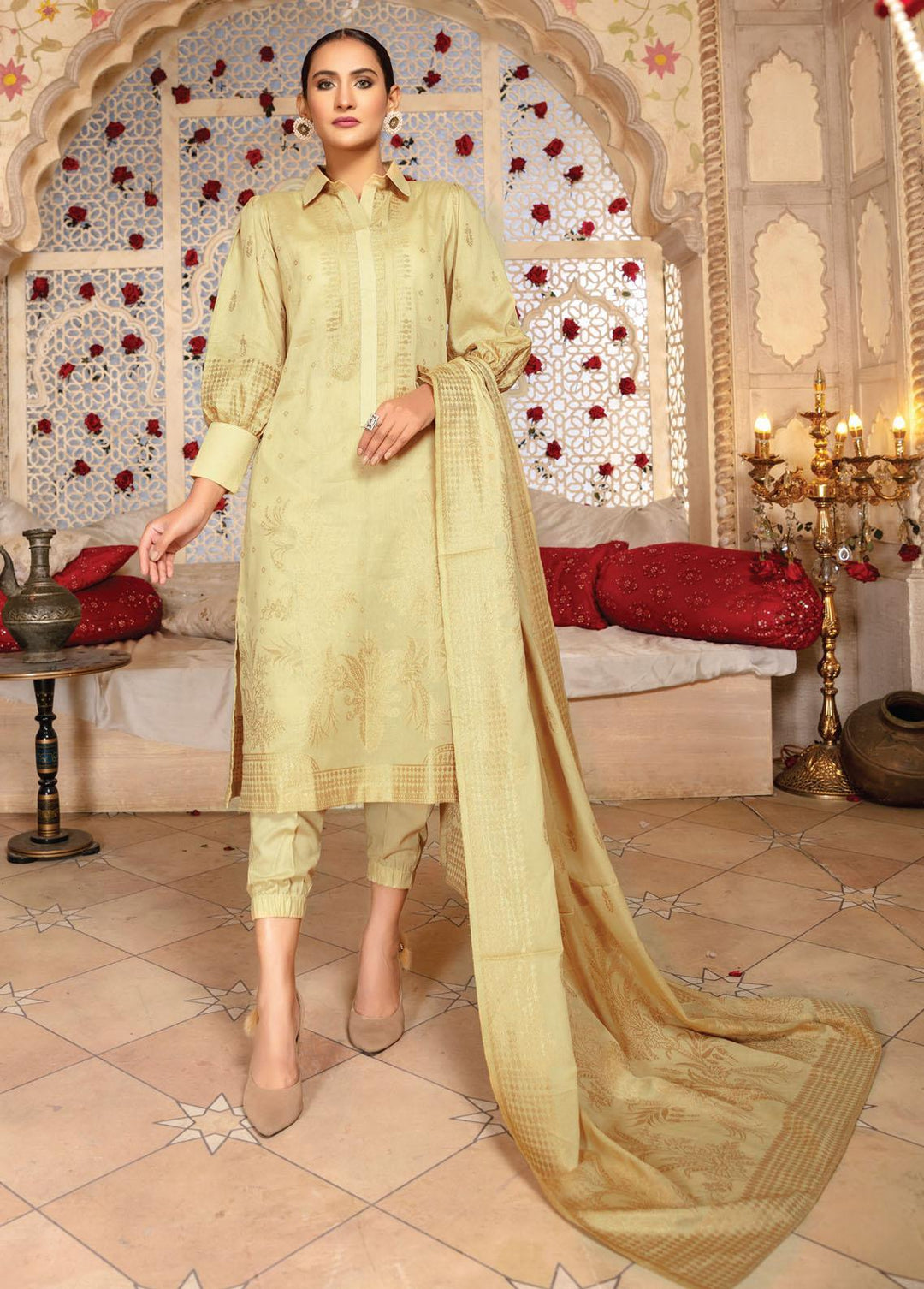 Dastan By Aalaya Banarsi Lawn Suits Unstitched 3 Piece ALY22D 08 - Summer Collection