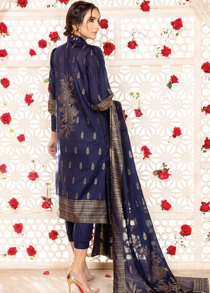 Dastan By Aalaya Banarsi Lawn Suits Unstitched 3 Piece ALY22D 10 - Summer Collection