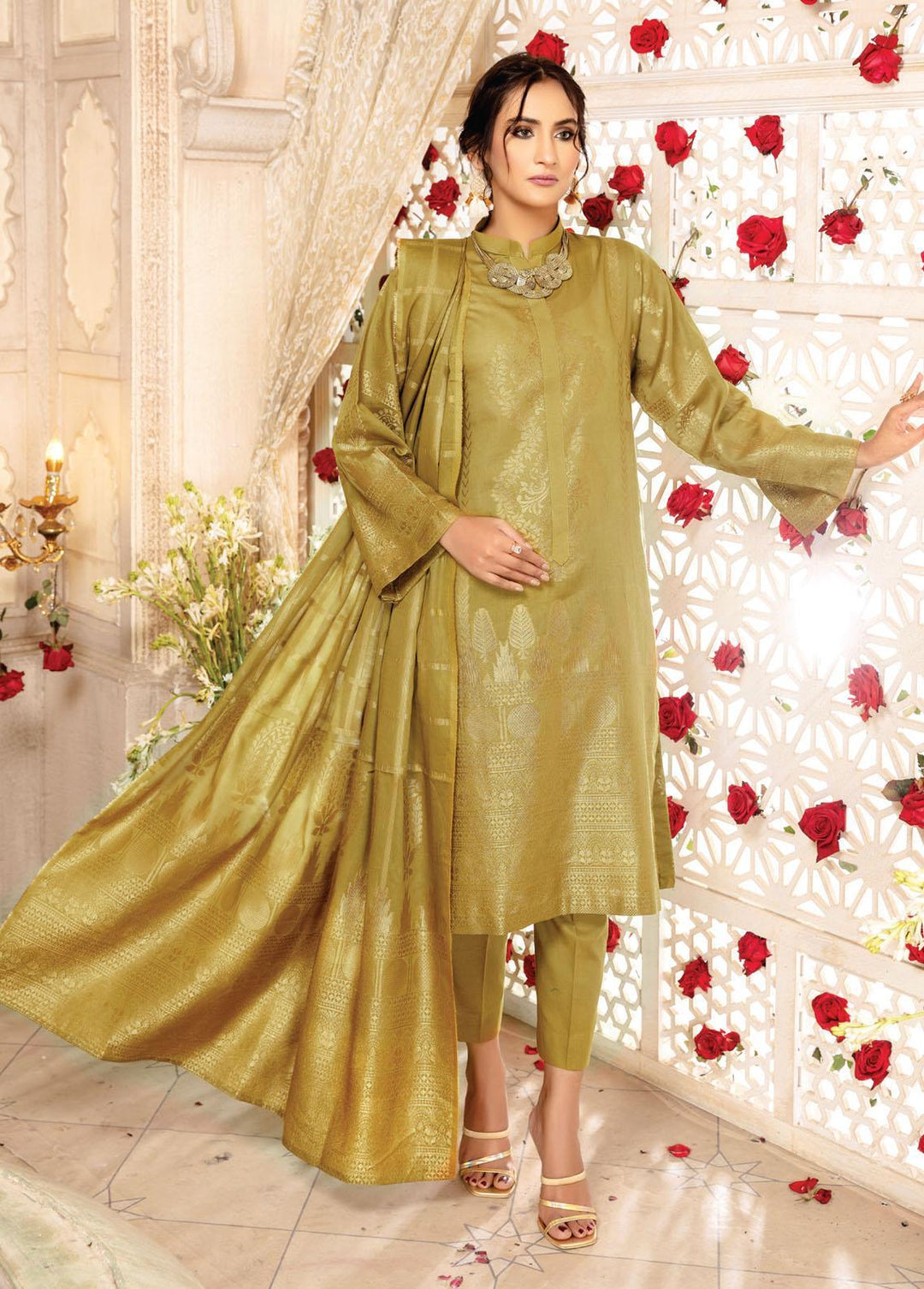 Dastan By Aalaya Banarsi Lawn Suits Unstitched 3 Piece ALY22D 11 - Summer Collection